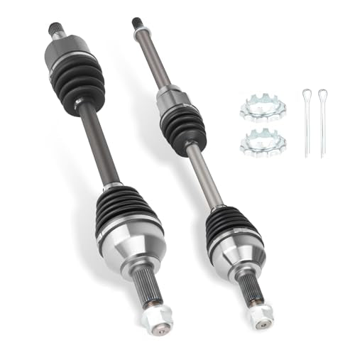 Front Left & Right CV Axle Shaft Assembly 2.5L 2.5 Fits for Nissan Altima 07-13 (Automatic CVT), for Rogue FWD 08-13,Rogue Select 14-15, 1 Pair of CV Axle Shaft Assembly