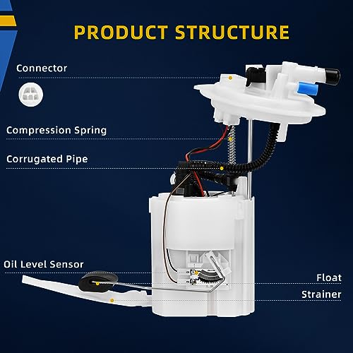 DWVO Fuel Pump Assembly for 2011-2014 Hyundai Sonata - style: For 11-15 Sonata/Optima