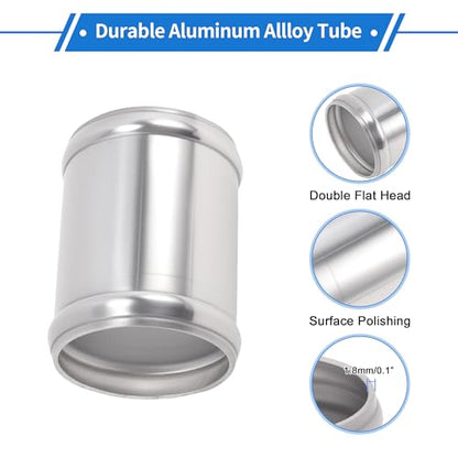 2.25" OD 0° 6063 Aluminum Alloy Tube Intercooler Pipe 3" Length - size: 2.25"OD 3"Length