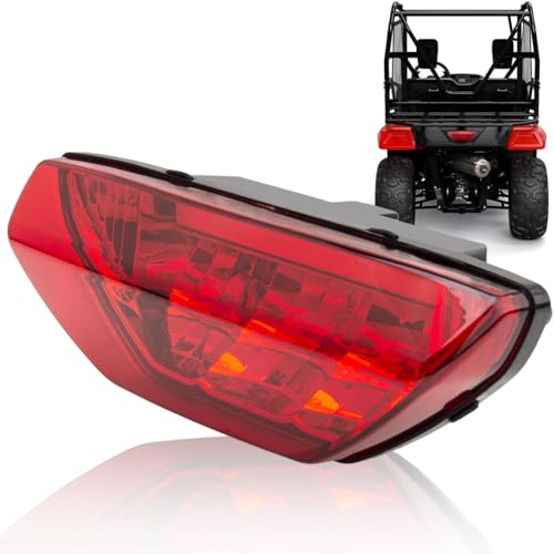 LED Tail Light Brake Taillight Lamp Compatible with Honda TRX250EX/X/Recon TRX300EX/X TRX400EX/X TRX500 Foreman/Rubicon TRX520 TRX420 Rancher TRX700XX TRX250X Pioneer 500 Big Red MUV700 (Red)