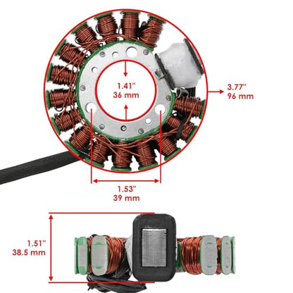Replacement Parts for Stator Regulator Rectifier for Yamaha R1 YZF-R1 1999-2001 W/Gasket Mod-G&T8-2600