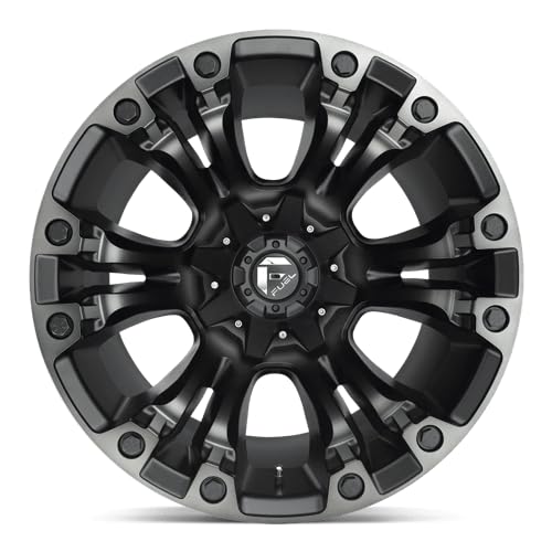 FUEL OFF-ROAD D851 VAPOR 17X9, 5X4.5/5.0, 5.04, 1mm MATTE BLACK GRAY TINT - D85117902650A - color: MATTE BLACK GRAY TINT, size: 17X9, 5X4.5/5.0, 5.04, 1mm