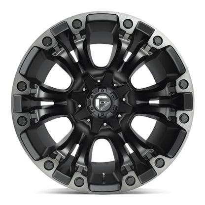 FUEL OFF-ROAD D851 VAPOR 17X9, 5X4.5/5.0, 5.04, 1mm MATTE BLACK GRAY TINT - D85117902650A - color: MATTE BLACK GRAY TINT, size: 17X9, 5X4.5/5.0, 5.04, 1mm
