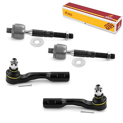 Metrix Premium Chassis Parts Inner & Outer Tie Rod End Kit Fits Toyota - size: 98052MT