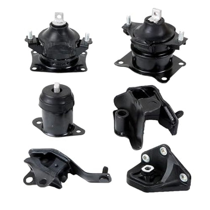 Set of 6 Engine Motor and Trans Mount 2.4L Compatible with Acura TSX 2004 2005 2006 2007 2008 Car Transmission Mount Replacement Parts A4509 A4516 A4510 A4517 A4526HY A4544
