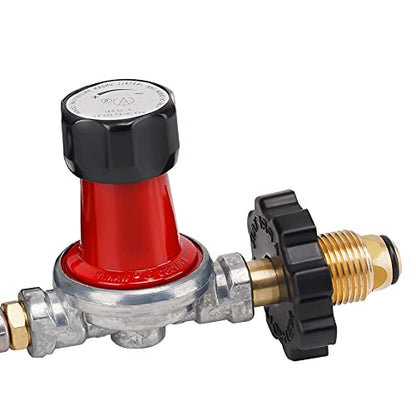 Stanbroil High Pressure Adjustable Regulator and 48-Inch Hose Assembly Kit - size: POL Connector with handwheel