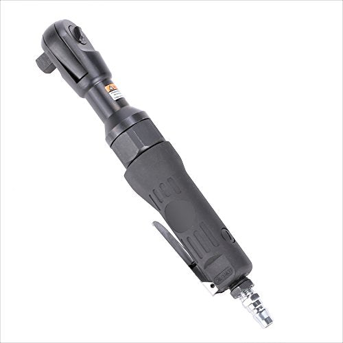 Air Ratchet Wrench 3/8 Inch Pneumatic Ratchet Wrench Drive Tool Heavy Duty Air Wrench Black - size: 3/8''
