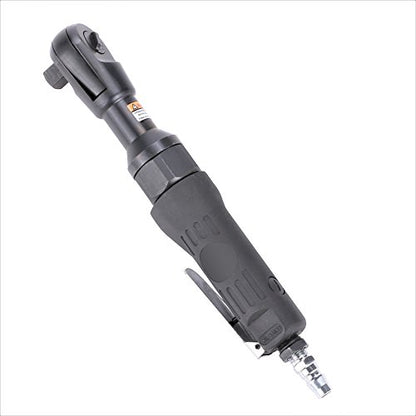 Air Ratchet Wrench 3/8 Inch Pneumatic Ratchet Wrench Drive Tool Heavy Duty Air Wrench Black - size: 3/8''