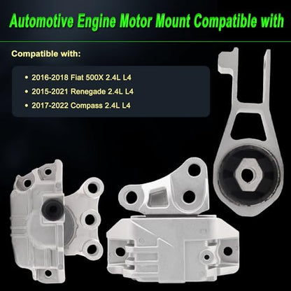 Engine Motor Mount Compatible with 2016-2018 500X 2015-2020 Renegade - size: 2016-2018 500X 2.4L