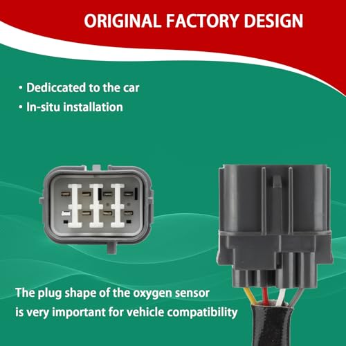 O2 Oxygen Sensor Heated Air Fuel Ratio Compatible with Honda Accord Odyssey Pilot Ridgeline Acura MDX RL TL Saturn Vue Replace# 234-5010 - size: 234-5010