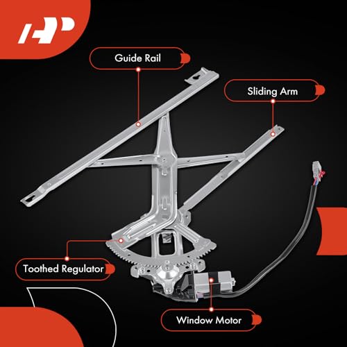 A-Premium Front Driver Side Power Window Regulator with Motor (4-Pin) - style: Front Driver Side (LH)