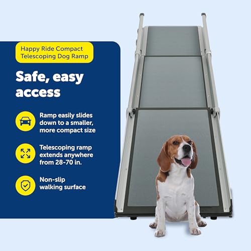 PetSafe Happy Ride Compact Telescoping Dog Ramp - size: Compact