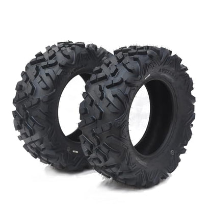 ATV Tires 25x8-12 Set of 2 ATV Tires All Terrain Tires, 25x8-12 6PR Sand Mud Off-Road Tires, Tubeless - size: 25x8-12