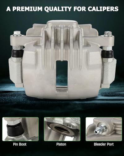 SCITOO - Rear Brake Calipers For Chevy,For GMC,For Isuzu,For Oldsmobile - size: Rear[18B4712 & 18B4713]Silver