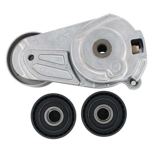 MOTOKU Engine Drive Belt Tensioner Kit with Idler Pulleys