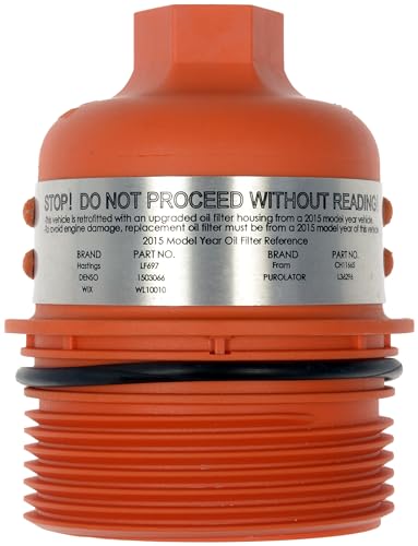 Dorman 926-959 Patented Upgraded Aluminum Engine Oil Filter Housing with Oil Cooler and Filter Compatible with Select Models (OE FIX)