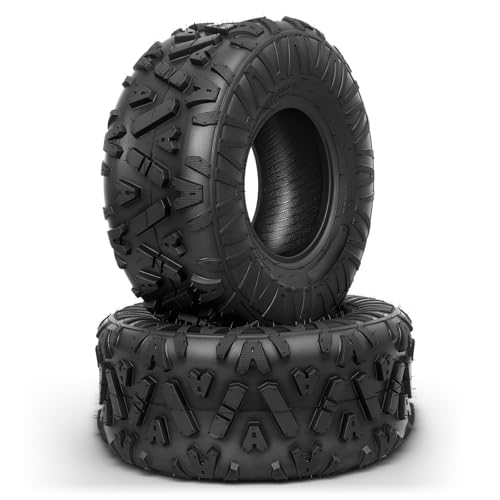 PROPARTS 19x7-8 ATV/UTV Tires 4-Ply 19x7x8 19-7-8 All Terrain Off-Road Mini Bike Tire for Mud, Sand Rock and Trail, Tubeless, Set of 2 - size: 19x7x8