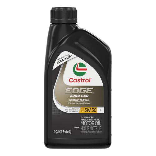 Castrol EDGE Euro 5W-30 K Advanced Full Syn Motor Oil, 1 Quart, Pack of 6 - size: 1 Quart Pack of 6