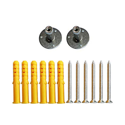 AKIHISA 2 Pcs 304 Stainless Steel Pipe Supports, Wall Mount Ceiling Mount Pipe Hanger, Pipe Holder for OD Pipe 102-108MM Adjustable Height Range 50-100mm - size: 102-108mm, style: Adjustable Height 50-100mm