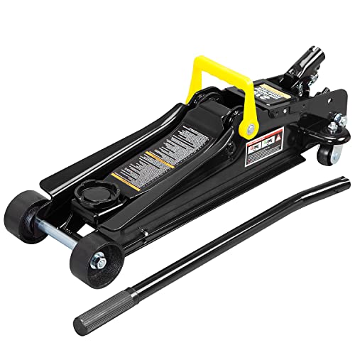 Big RED 2.5 Ton (5,000 lb) Low Profile Hydraulic Trolley Jack, Black, AT825051BR - size: 2.5 Ton (5,000 lb) Floor Jack