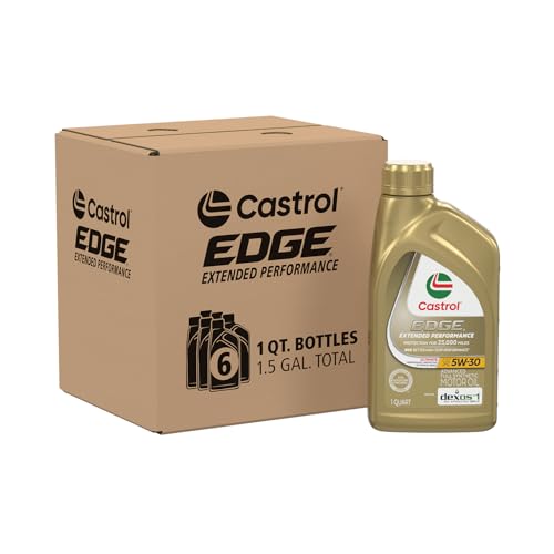 Castrol EDGE Extended Performance 5W-30 Adv Full Syn Motor Oil, 1Qt, 6 Pack - size: 1 quart (Pack of 6)