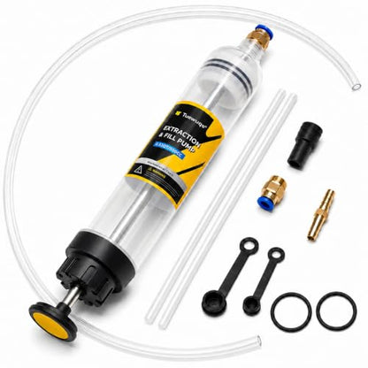 11-Piece 500cc Car Fluid & Oil Extractor Pump Kit