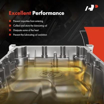 A-Premium Engine Oil Pan Sump with Drain Plug
