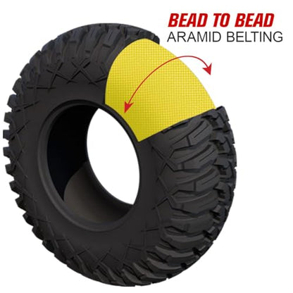 (4 Pack) Tusk Aramid Terrabite 10 Ply Tire 30x10-14 For POLARIS RZR XP 1000 DYNAMIX Edition 2019