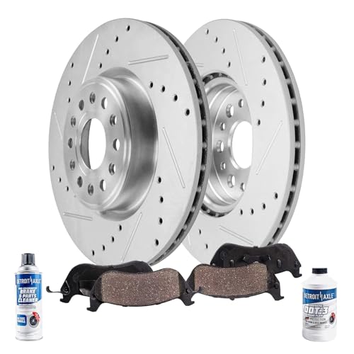 Detroit Axle - 6PC Front Brake Kit for 2019-2025 Ram 1500 - size: 6PR56009/KIT
