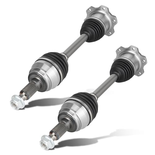 Pair (2) Front CV Axle Shaft Assembly for 4WD/AWD & 6-Lug Only