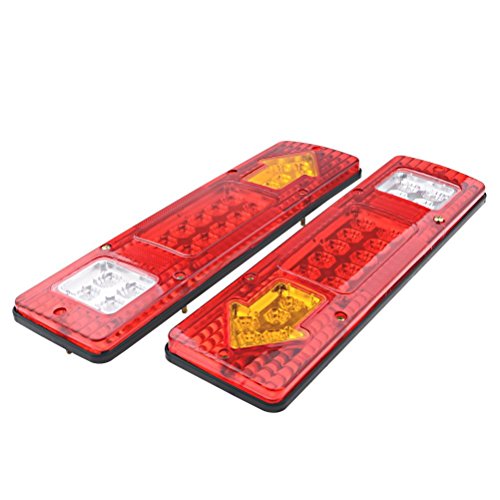 19 LED Trailer Tail Lights Integrated Turn Signal Running 2PCS
