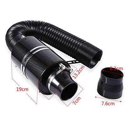 3 Inch Carbon Fibre Universal Cold Air Intake Kit