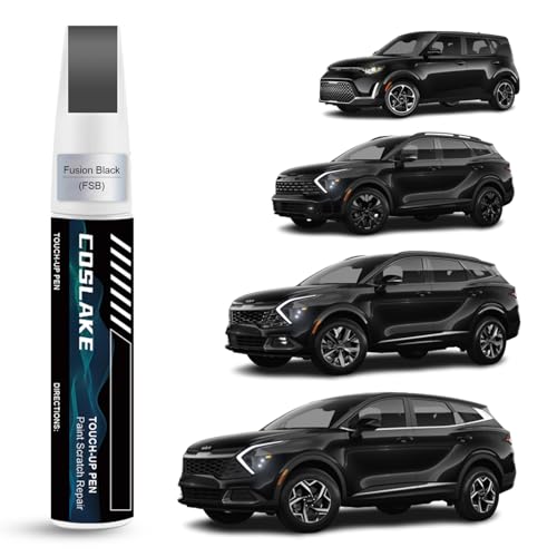 Touch Up Paint(Fusion Black(FSB)) for Kia - color: Fusion Black(FSB) for 2023-2026 Sportage/2023-2026 Sportage Hybrid/2023-2026 Sportage Plug-in Hybrid/2024-2026 Seltos/2023-2025 Soul