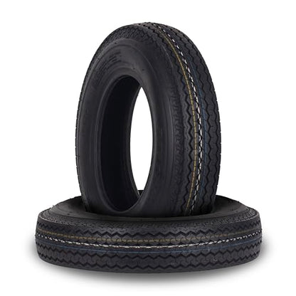 Deestone D901 Rib Highway Trailer, 5.30-12, 2 Tires, 8 Ply, Keychain - size: 5.30-12 8-Ply