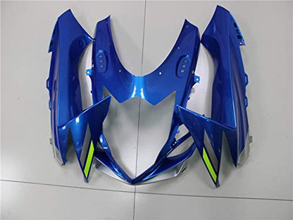 YTL Silver Blue Full Fairing Fit for Suzuki 2011-2026 GSXR 600/750 - color: 021 Silver Blue