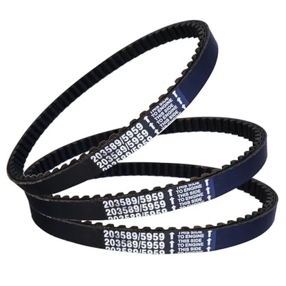 30 Series Go Kart Drive Belt for 212cc 196cc 6.5hp Coleman KT196 CK196 GK200 Manco Dingo TrailMaster Go Kart Cart Baja Warrior Mini Bike Manco 5959 Comet 203589 Murray 12-8487 Heavy Duty 3PCS