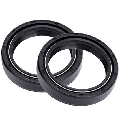 Road Passion 40x52x10mm Front Fork Oil Seal and Dust Seal Kit for Aprilia Scarabeo 400/500 2005-2007 /Red Rose 125 Custom 1995-1999 - color: Oil Seal