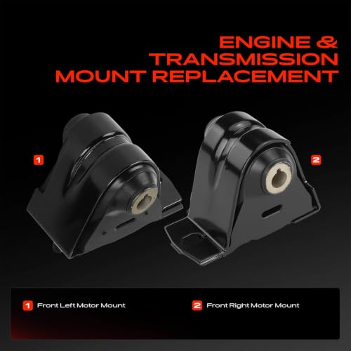 A-Premium Set of 2 Front Left and Right Engine Motor Mount Kit