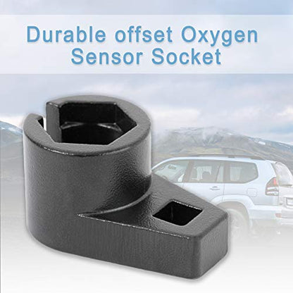 Premium Offset Oxygen Sensor Socket, 3/8 Inch Drive, 7/8 Inch (22mm)