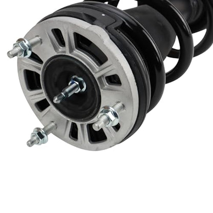 TRQ Front Suspension Kit Shock & Spring Strut Assembly Sway Bar Stabilizer - style: PSA29066