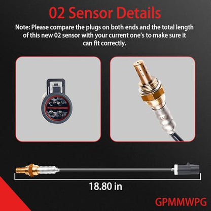 4Pcs O2 Sensor 15717 15716 15718 Oxygen Sensor Upstream Downstream