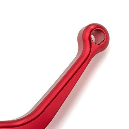 FXCNC Motorcycle Adjustable Brake Clutch Levers Compatible with Continental GT 650, Continental GT 535, 650 Interceptor, C5 and B5, 2017 on Euro - color: Red Lever with Black Adjuster