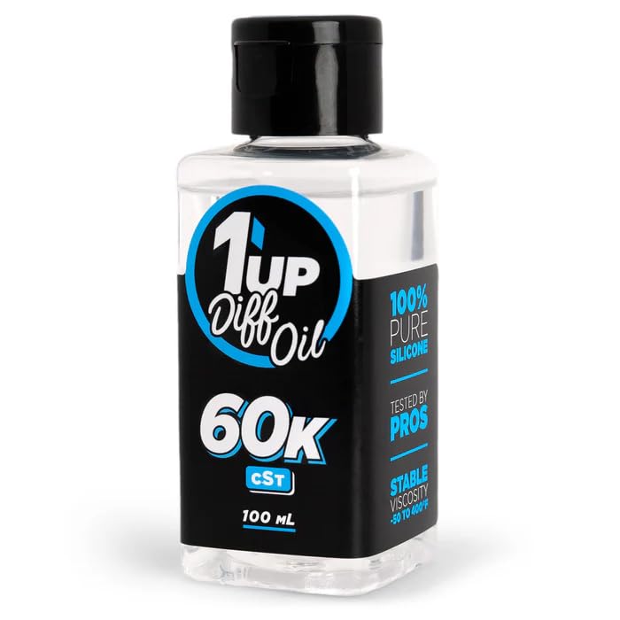 1UP Racing 110060 - Pure Silicone Diff Oil, 100ml, 60K CST
