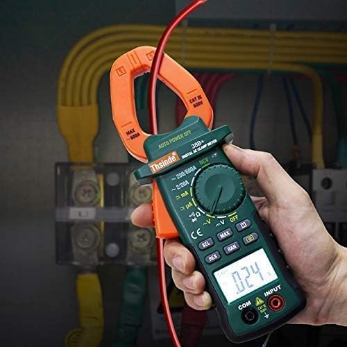 Digital Clamp Meter 2000 Counts, Multimeter Amp Meter