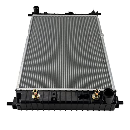 Torchbeam Automotive Vehicle Replacement Engine Radiator for 1997-2004 Mustang 4.6L Transmission Oil Cooler Included - size: Mustang V8 4.6L