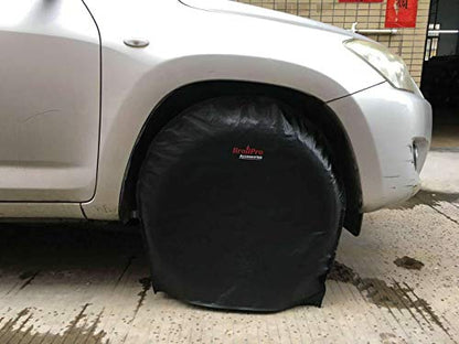 Tire Cover Set of 4PCS Waterproof Sun Protectors for RV, Camper, Trailer, Truck Fits 29"-32" Tire Diameter - size: 29"-32"
