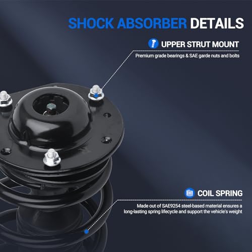 Autoround Front Shock Kit Fits Chevy Malibu 2004-2008 Front Rear