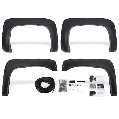 Pocket-Riveted Front & Rear Smooth Fender Flares 69" Short Bed