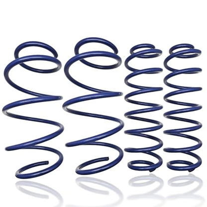 TH-18CAMRY 1.5" Front & Rear Drop Lower Height Coil Blue Set of 4 | Fit for 2018-2025 Toy0ta Camry | Lowering Sport Springs Kit