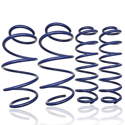 TH-18CAMRY 1.5" Front & Rear Drop Lower Height Coil Blue Set of 4 | Fit for 2018-2025 Toy0ta Camry | Lowering Sport Springs Kit